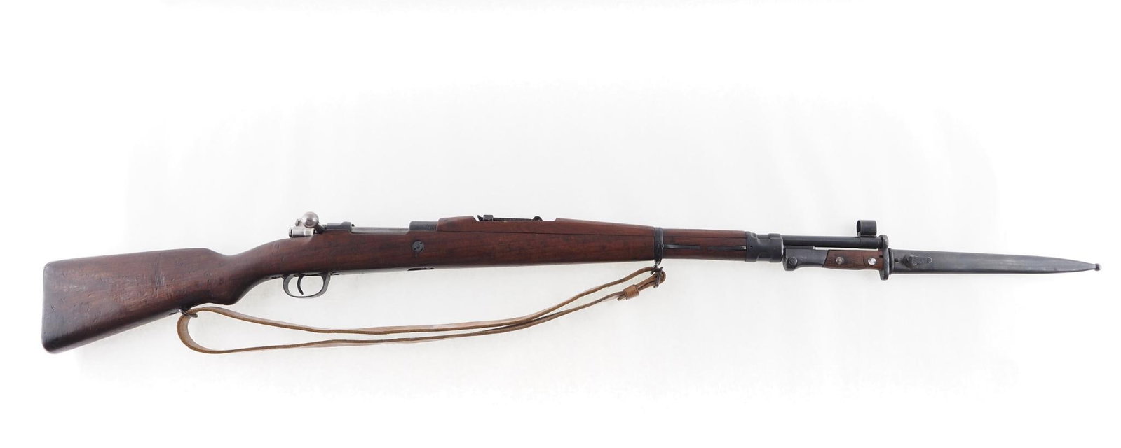 Yugoslavian Mauser M24/74 Rifle: SN: B6805 Cal: 8mm Mauser Action Type: Bolt Action Markings: Samco import mark underside of barrel behind muzzle Stock: minor handling and storage marks Finish: light, even wear Bore:
