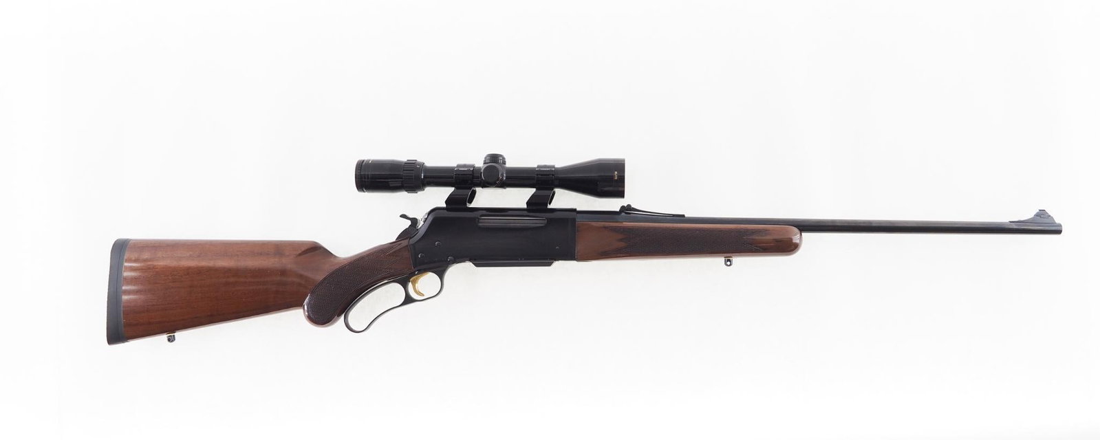 Browning BLR Rifle: SN: 03126MZ341 Cal: .270 Win. Action Type: Lever Barrel Length: 22" Sights/Optics: Burris Elite 3-9X scope Stock: checkered walnut with very minor handling marks Finish: blue Bore: excellent Overall