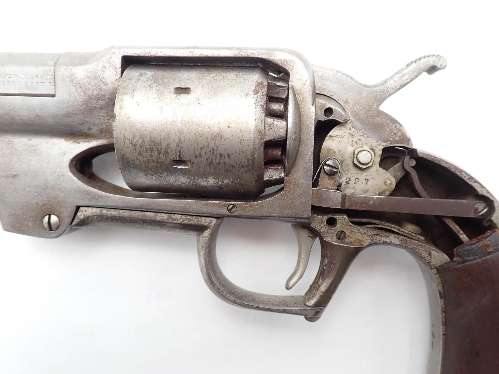 Allen & Wheelock Center Hammer Army Percussion Revolver - 10
