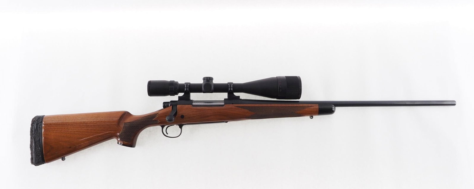 Remington 700 Rifle: SN: G6520622 Cal: .35 Whelen Action Type: Bolt Action Barrel Length: 24" Sights/Optics: Burris 6-18X scope Stock: checkered walnut Finish: strong blue Bore: excellent