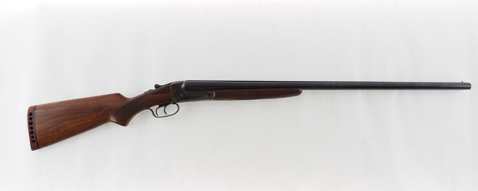 Ranger 5000 Shotgun: SN: 11173 Cal: 20 Ga. Action Type: Side by Side Barrel Length: 28" Sights/Optics: bead front Stock: checkered walnut Bore: very good Overall Cond: very good Mechanical: fine Box/Papers/Acc: improved