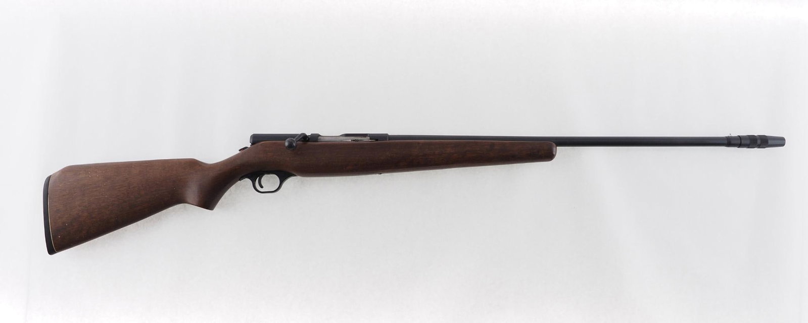 Mossberg 183K Shotgun: SN: 121749 Cal: .410 bore Action Type: Bolt Action Barrel Length: 24", adjustable choke Sights/Optics: beaded front sight Stock: walnut Finish: blue Bore: very good Overall Cond: very good
