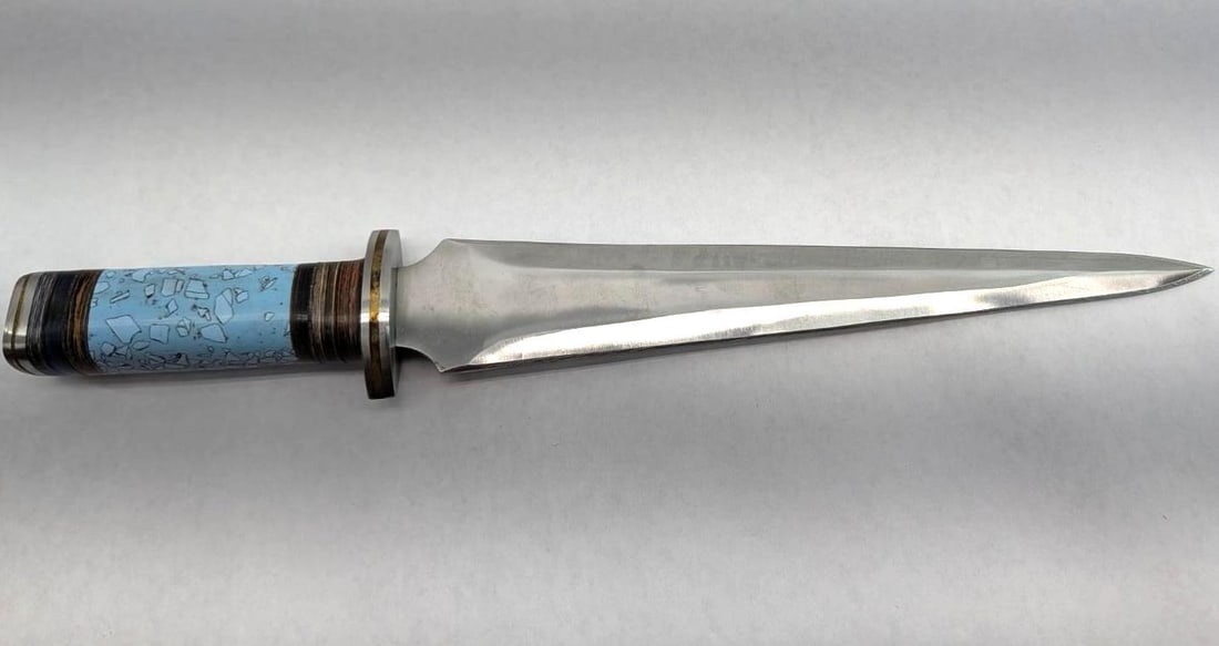 Old Ram "Arkansa Toothpick" Fixed Blade Knife - 2