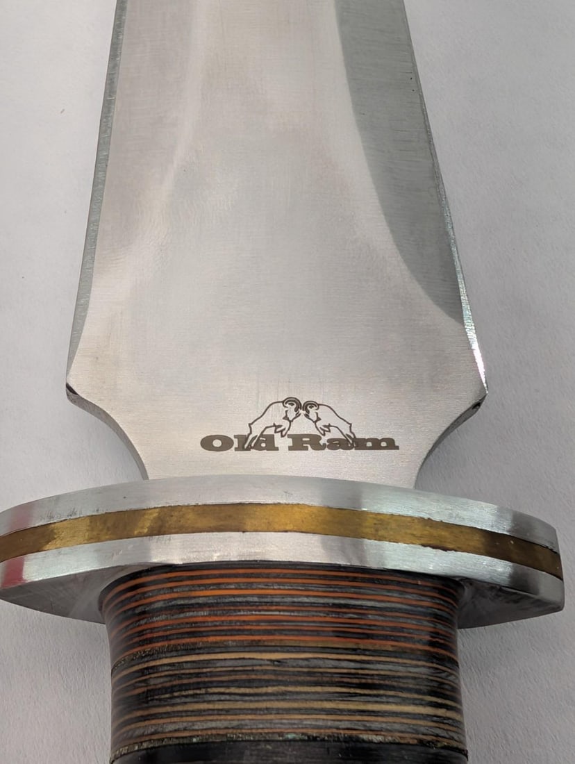 Old Ram "Arkansa Toothpick" Fixed Blade Knife - 7