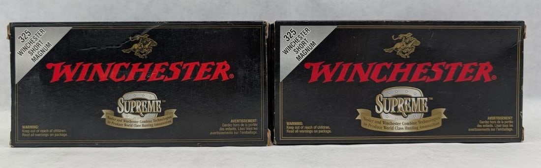 (2) Boxes of Winchester .325 WSM Cartridges - 4