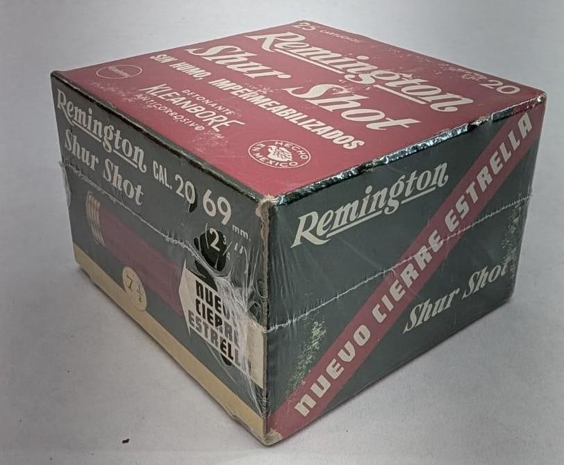 Vintage Box of Remington Sure Shot 20 Ga. Shotgun Shells - 2