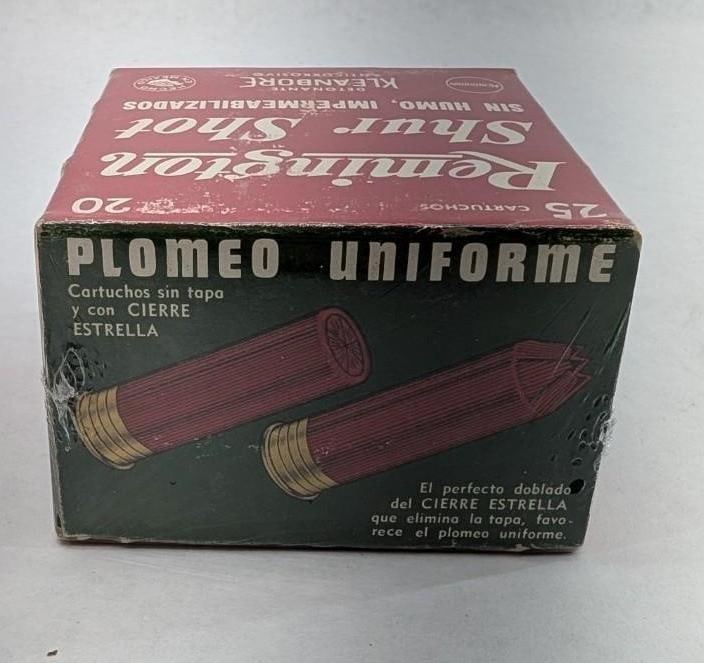 Vintage Box of Remington Sure Shot 20 Ga. Shotgun Shells - 5