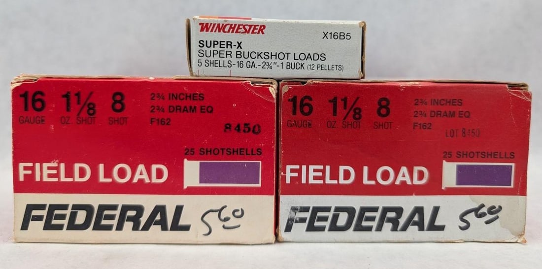 (56) 16 Ga. Shotgun Shells: (56) 16 Ga. Shotgun Shells