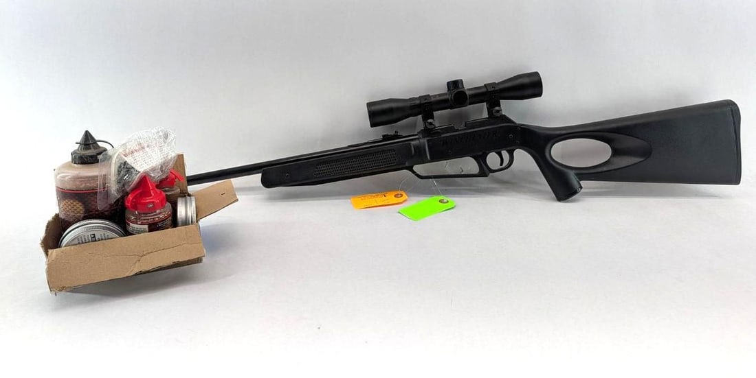 Winchester .177 Caliber Air Rifle Single Shot Pump: incl. asst. BBs & pellets