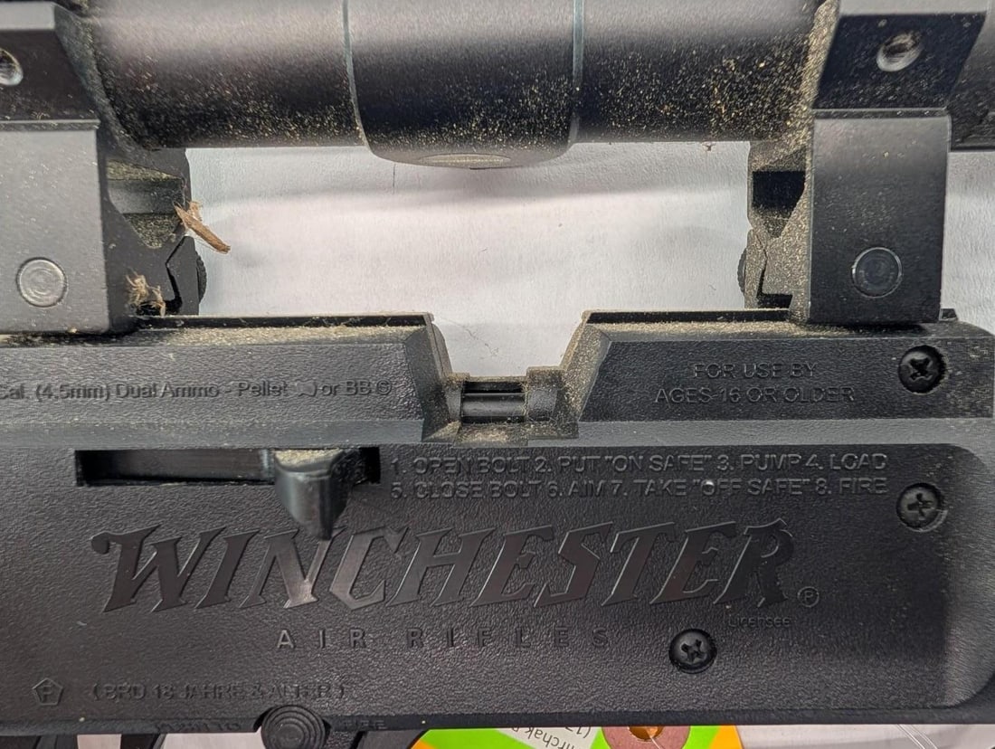 Winchester .177 Caliber Air Rifle Single Shot Pump - 7