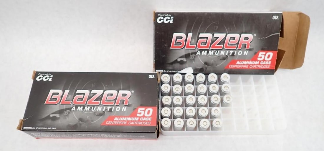 (78) Blazer Ammunition Rounds 40 Smith & Wesson: 180 grain