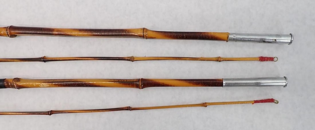 (2) Two Piece Bamboo Fishing Rods - 3
