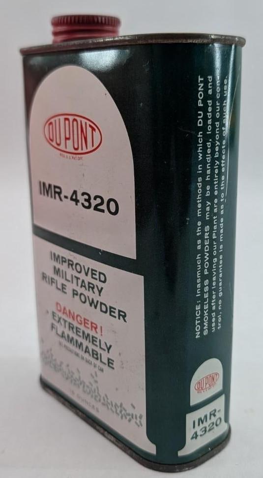 1 Pound Can of DuPont IMR 4320 Military Rifle Powder - 6