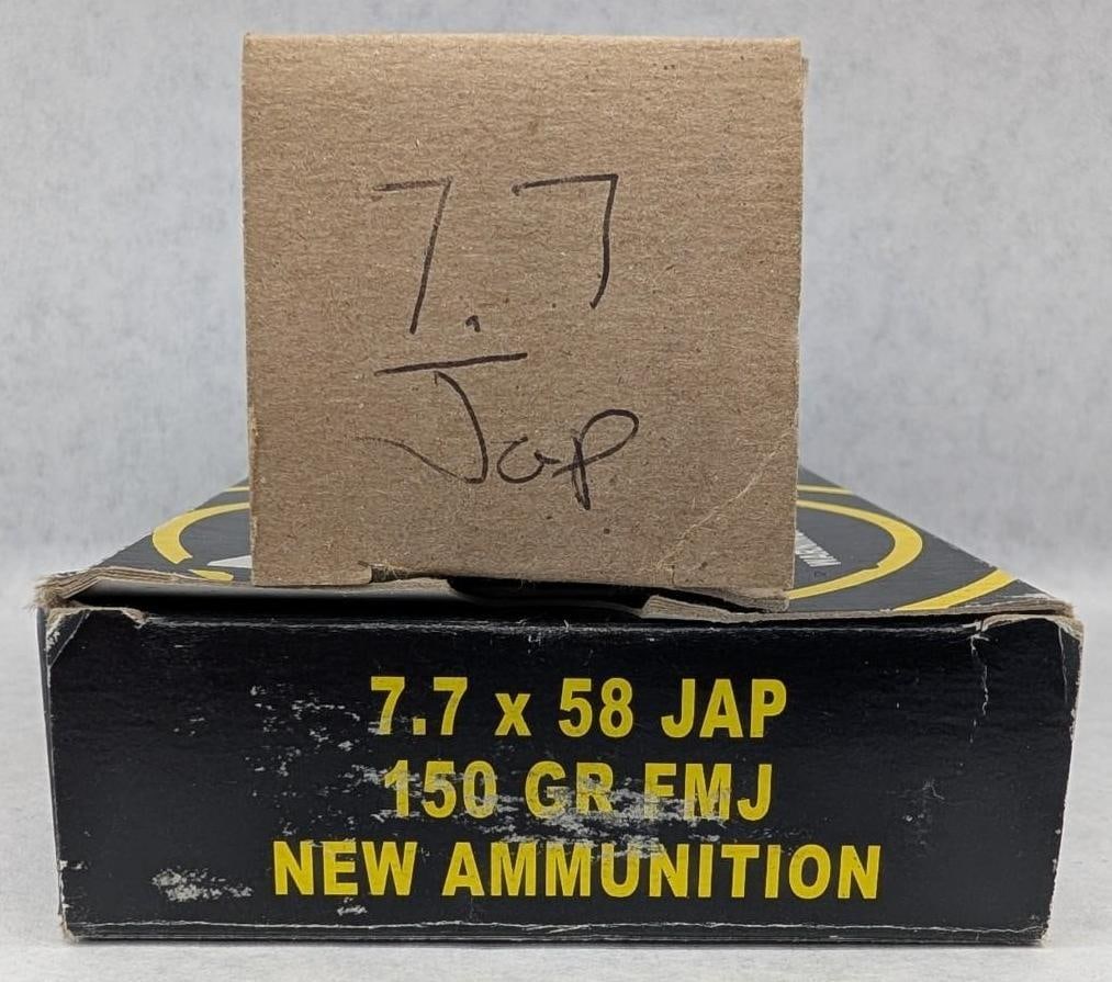 (28) 7.7 Japanese Cartridges: (28) 7.7 Japanese Cartridges