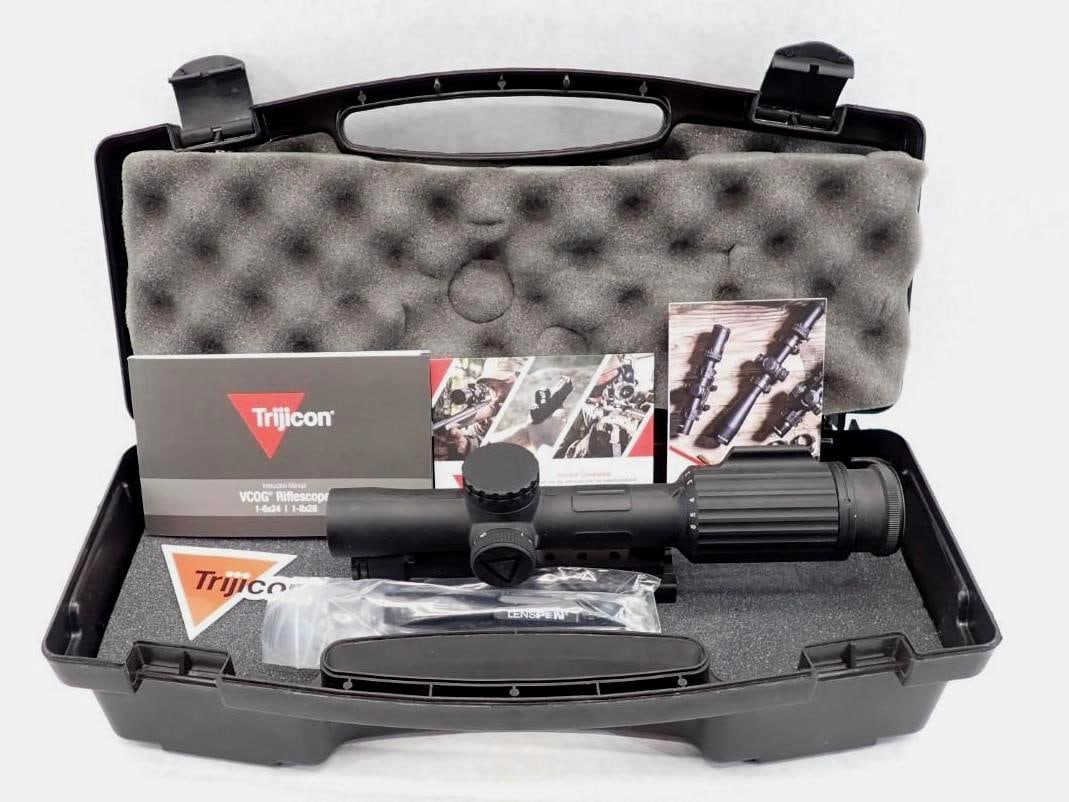 Trijicon 1-6X24 Red Horseshoe Dot/Crosshair .308 Scope: VGOC rifle scope