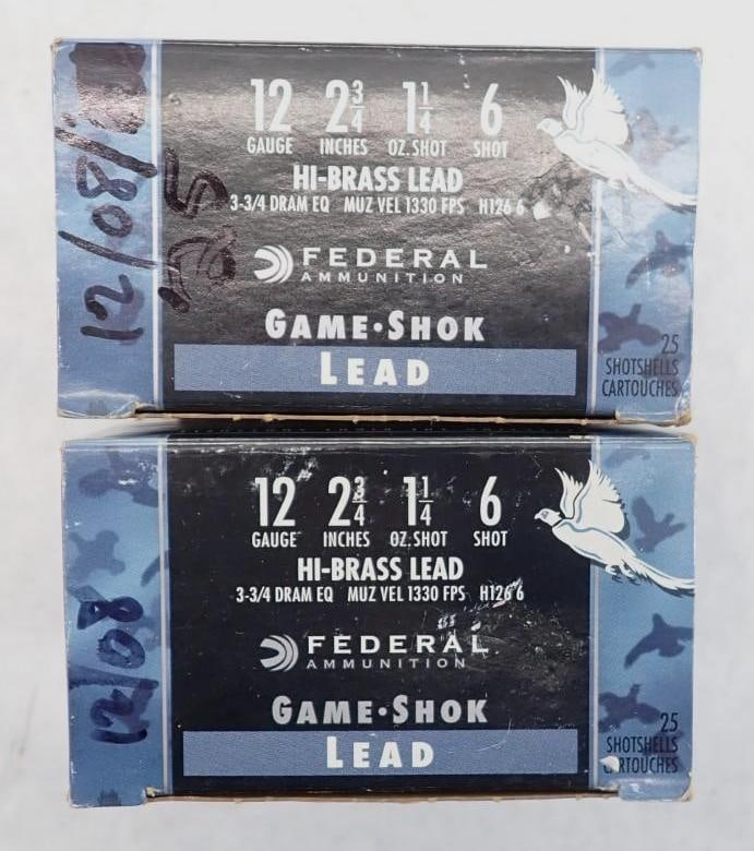 (75) Federal High Brass 12 Gauge Ammo & (100) Winchester 12 Gauge Super Target Loads - 3