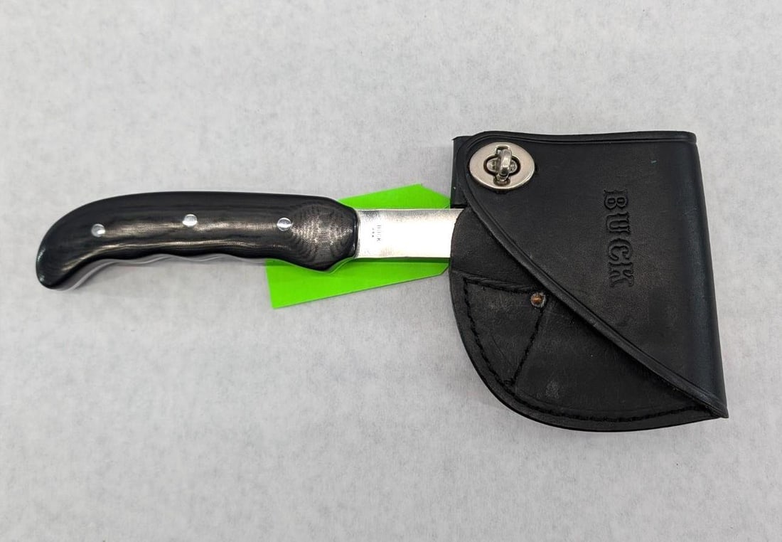 Buck Hatchet W/ Leather Case - 6
