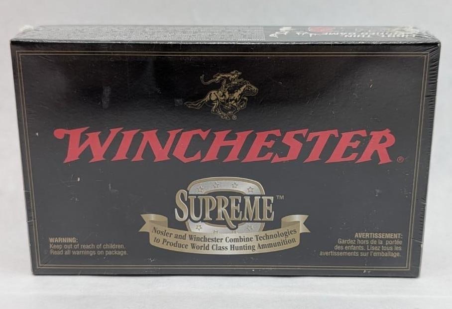 Box of Winchester Supreme Silvertip .308 Cartridges: 168 grain