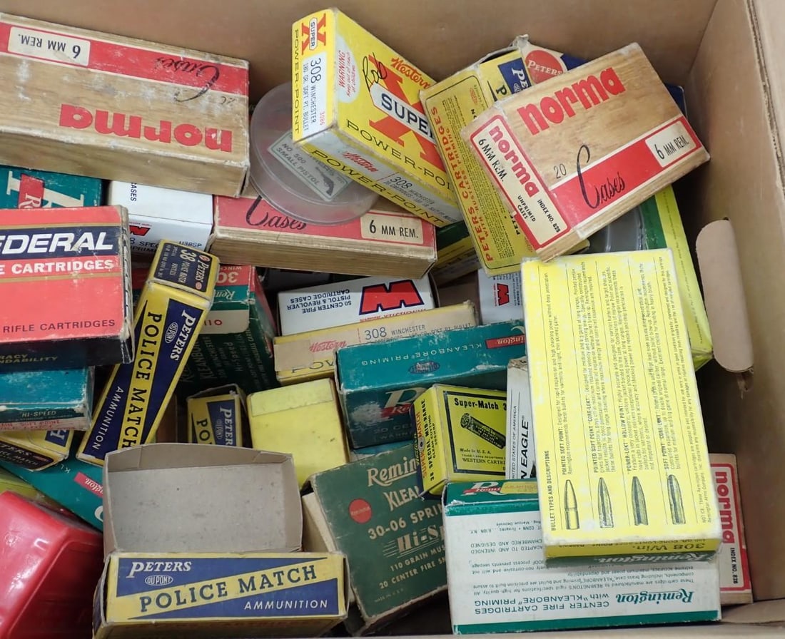 Asst. Vintage & Modern Ammo Boxes - 2