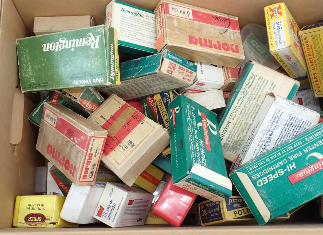 Asst. Vintage & Modern Ammo Boxes - 3