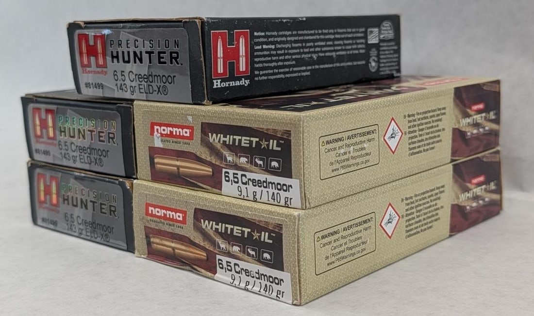 (86) 6.5 Creedmoor Cartridges - 3