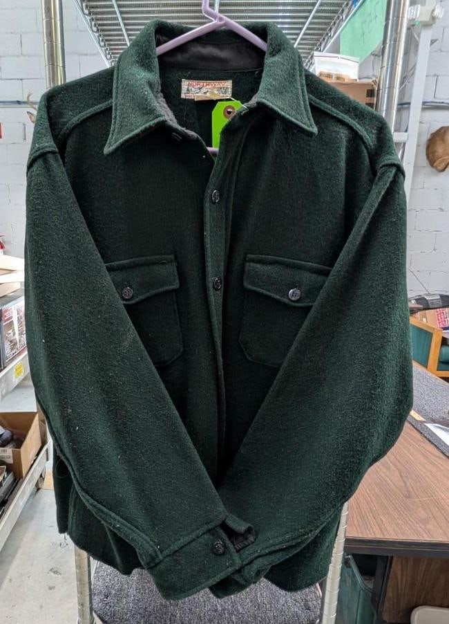 Vintage Northway Jersey Hunting Shirt: size L
