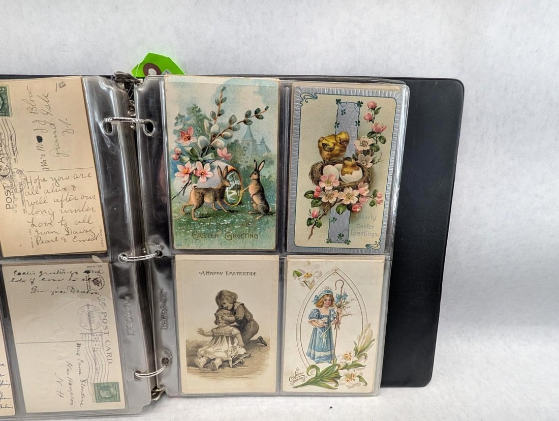 (74+/-) Vintage Postcards: incl. Thanksgiving, Easter, Christmas, etc., many with hunting themes