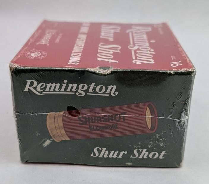 Vintage Box of Remington Sure Shot 16 Ga. Shotgun Shells - 3