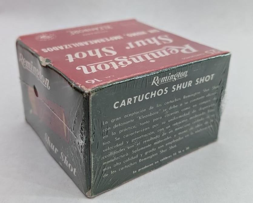 Vintage Box of Remington Sure Shot 16 Ga. Shotgun Shells - 4