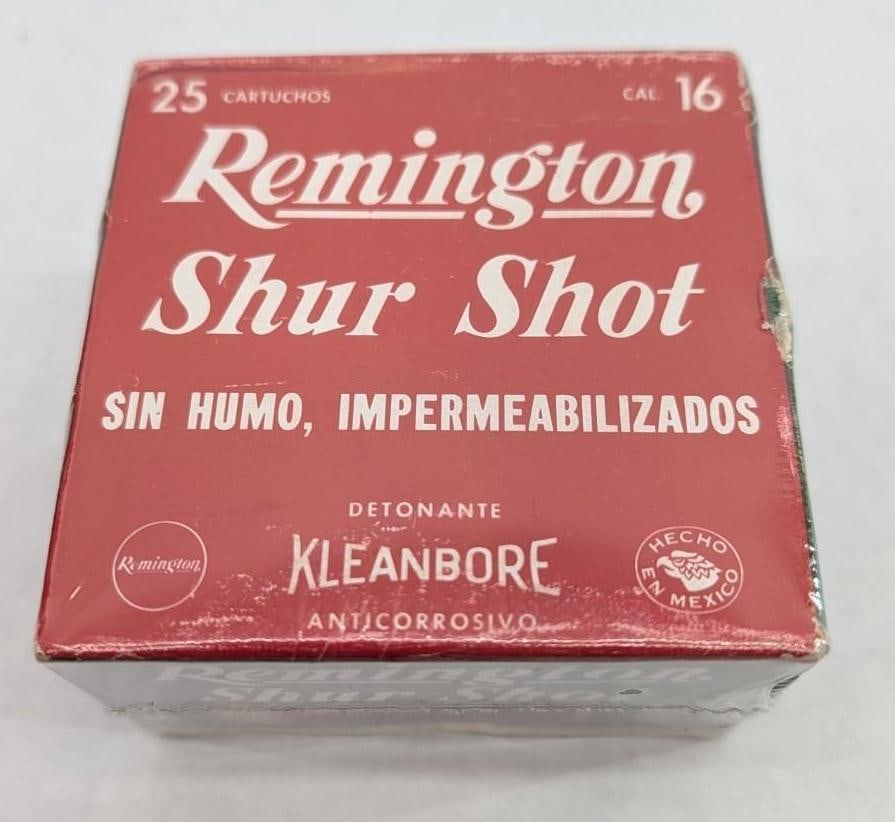 Vintage Box of Remington Sure Shot 16 Ga. Shotgun Shells - 7
