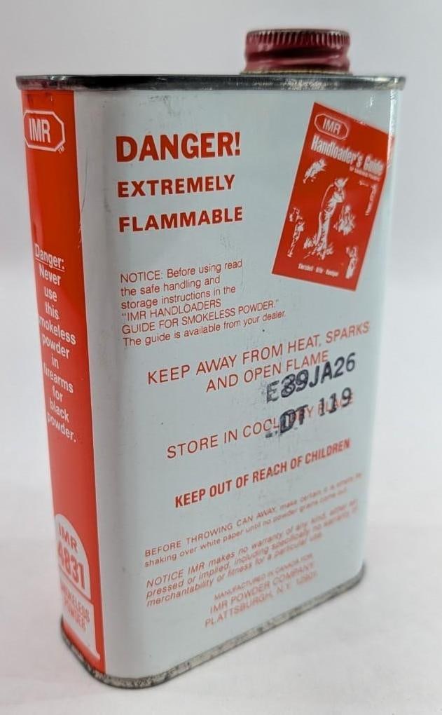 1 Pound Can of IMR 4831 Smokeless Powder - 3