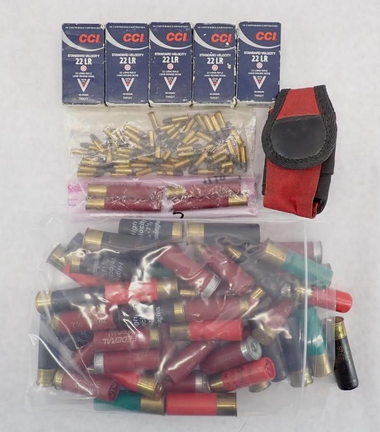 MIsc. Ammo: incl. (45+/-) misc.12ga, (300+/-) 22LR, (4) 10ga.