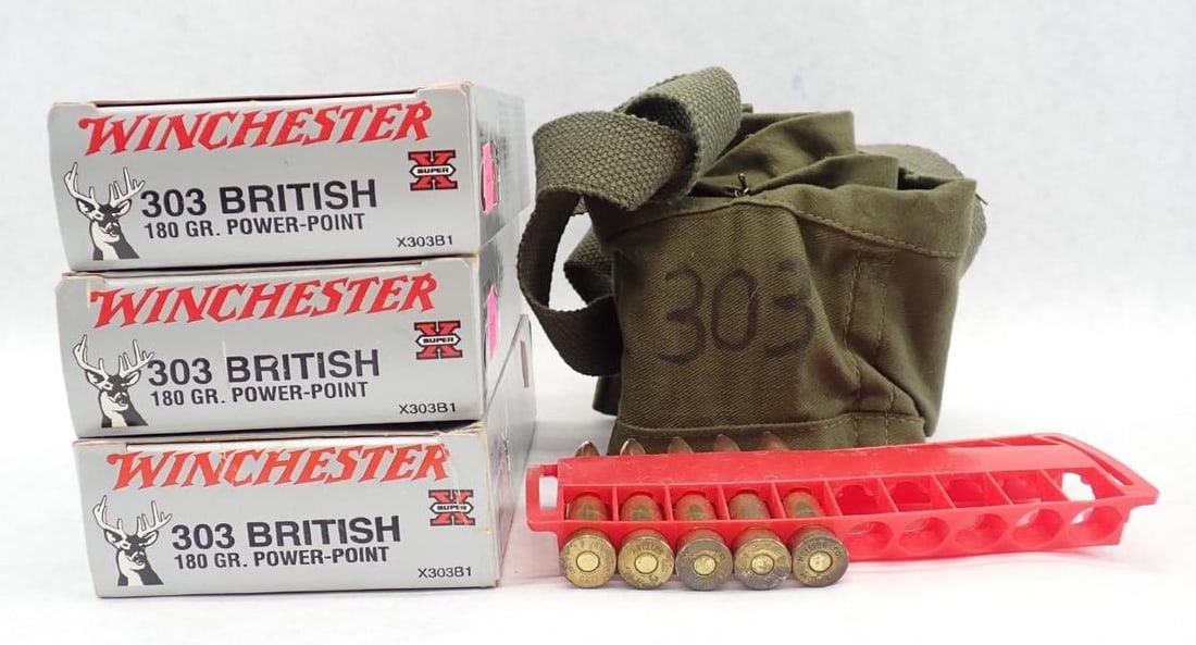 (95) 303 British: incl. ammo belt, cartridge holders