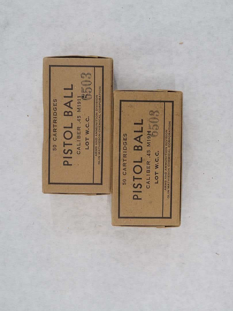 (100+/-) .45 Auto Pistol Ammo: (100+/-) .45 Auto Pistol Ammo