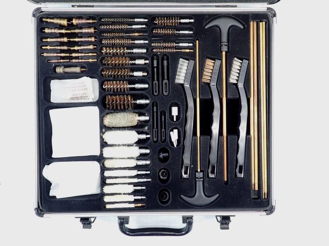 Gun Cleaning Kit W/ (2) Pistol Storage Boxes - 2