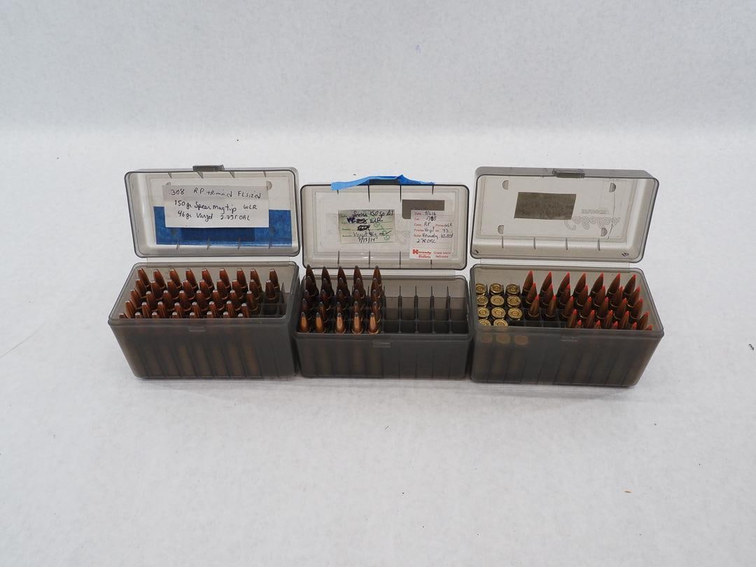 (98) .308 Winchester: (14) once fired