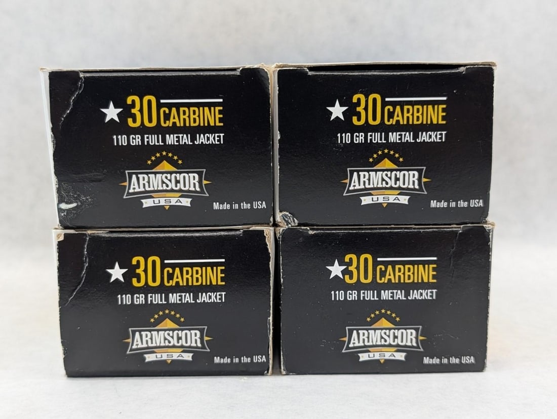 (178) Armscor .30 Carbine Cartridges: (178) Armscor .30 Carbine Cartridges