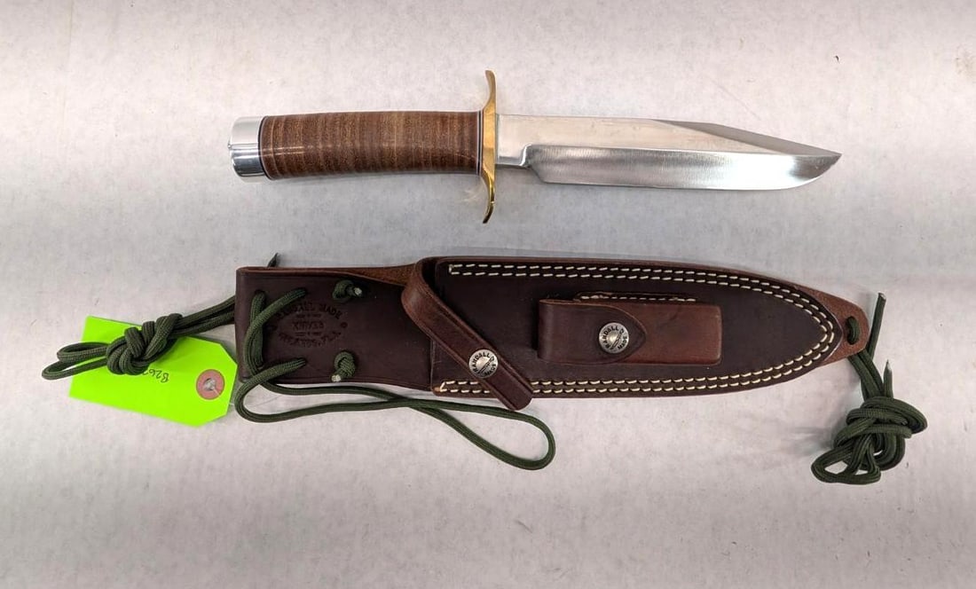 Randall Model 1 Fixed Blade Knife w Sheath: OAL 12 5/8"