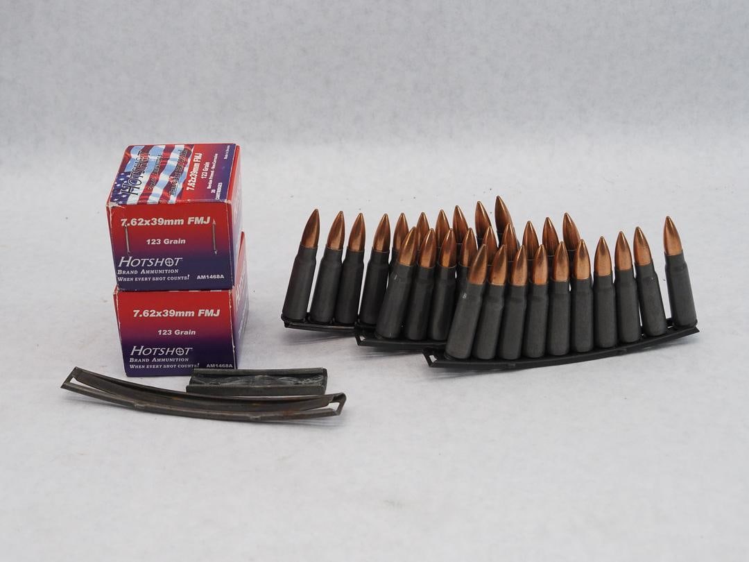 (69) 7.62x39 Hot Shot FMJ Cartridges - 2