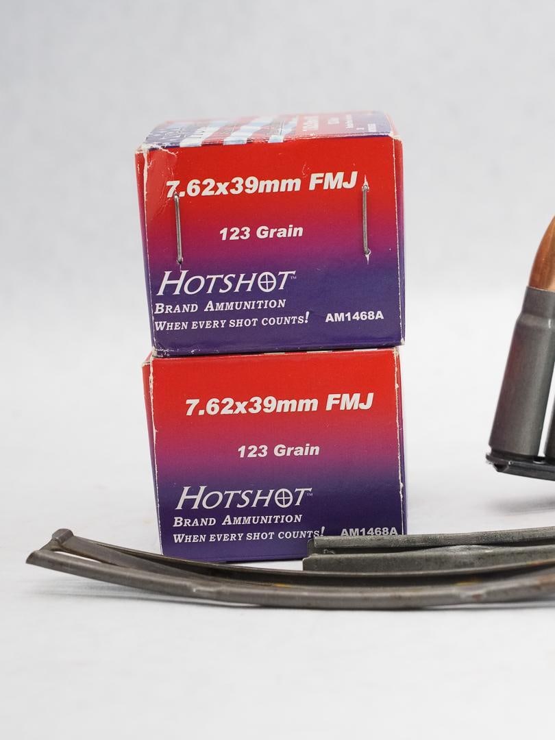 (69) 7.62x39 Hot Shot FMJ Cartridges - 3