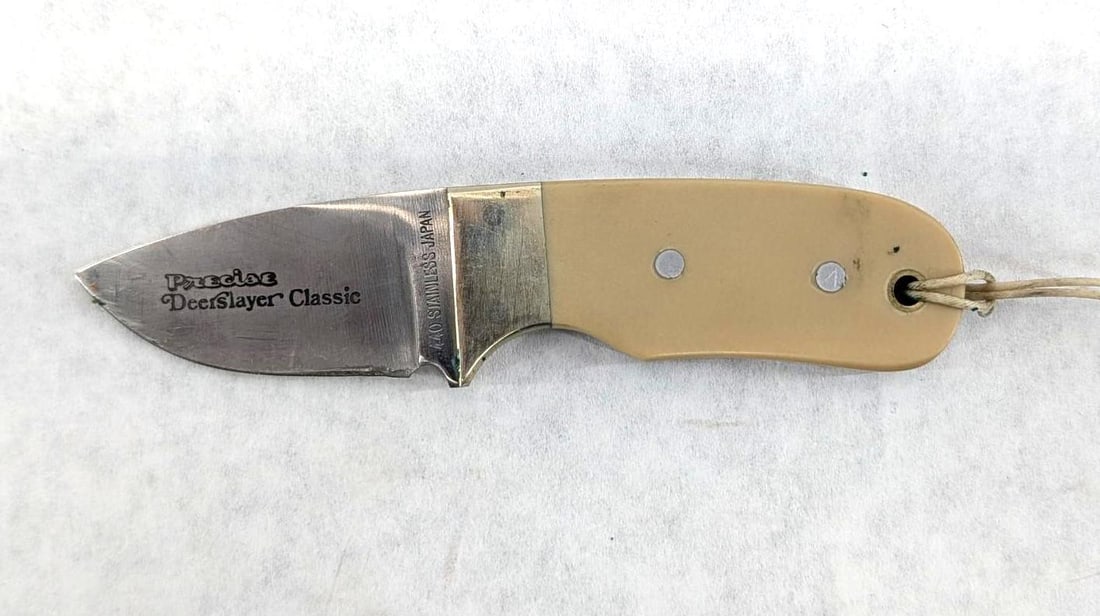 Precise Deerslayer Classic Fixed Blade Knife W/ Leather Sheath - 3