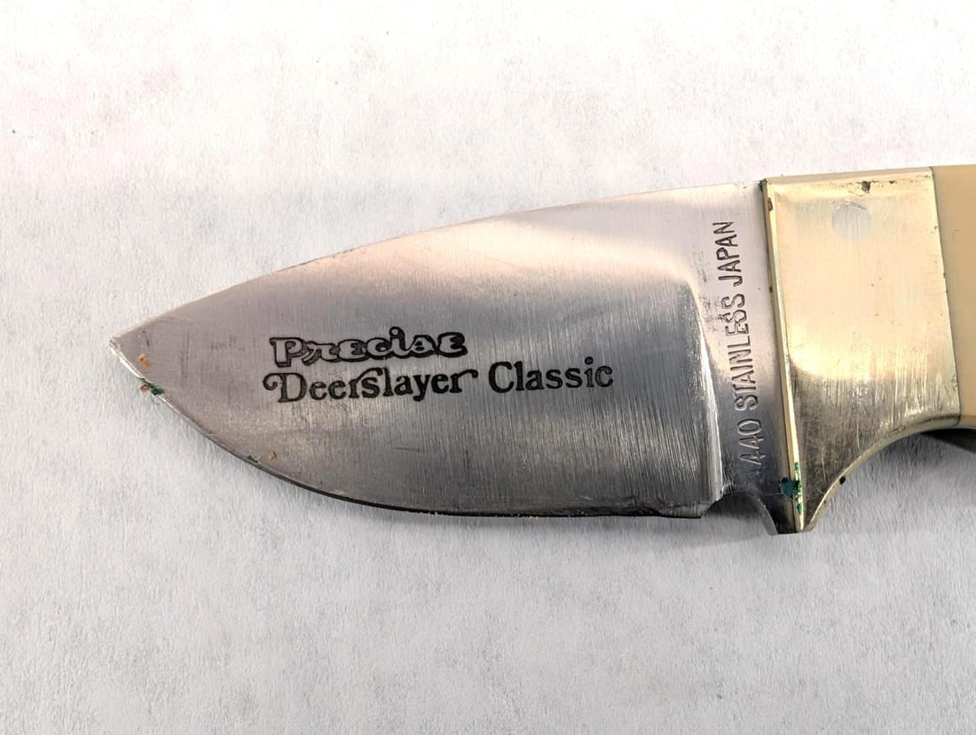 Precise Deerslayer Classic Fixed Blade Knife W/ Leather Sheath - 4