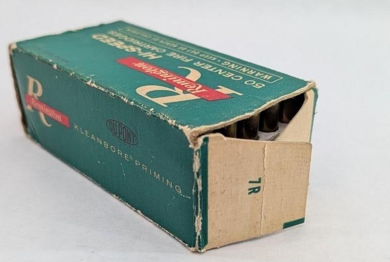 (21) Remington .22 Remington "Jet" Magnum Cartridges in Vintage Box - 10