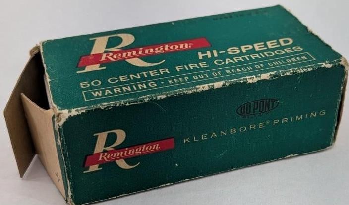 (21) Remington .22 Remington "Jet" Magnum Cartridges in Vintage Box - 7