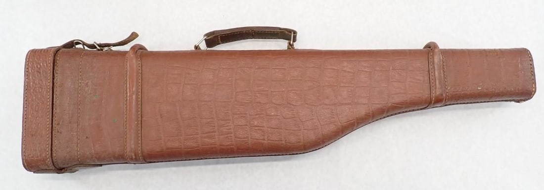 (2) Leather Shotgun Cases - 2