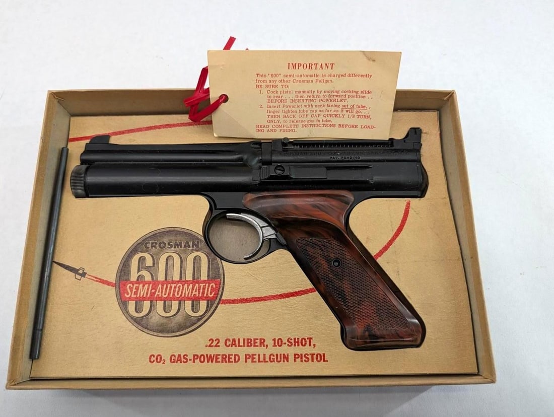 Crosman Model 600 Semi-Automatic Pellet Pistol .22 Caliber - 6