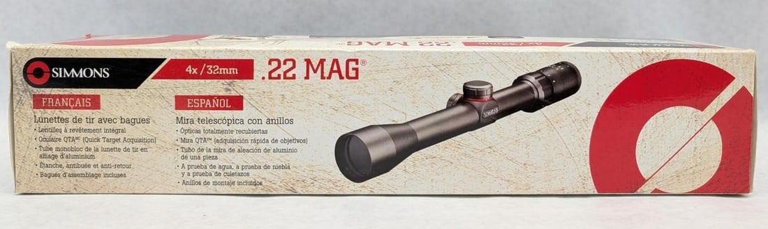 Simmons 511022 4X32 .22 Mag. Rifle Scope - 3