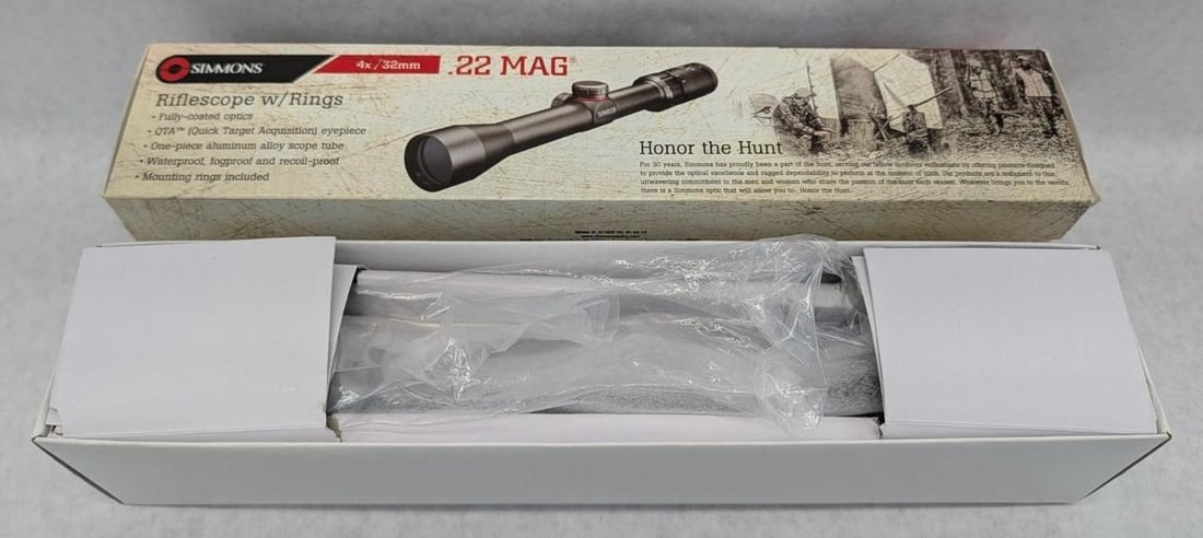 Simmons 511022 4X32 .22 Mag. Rifle Scope - 4