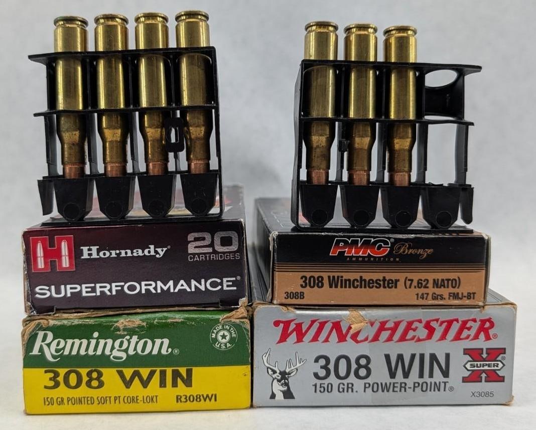 (71) .308 Winchester Cartridges: (71) .308 Winchester Cartridges