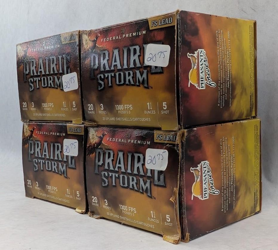 (88) Federal Prairie Storm 20 Ga. Shotgun Shells - 3